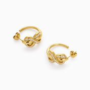 VELVET KISS EARRINGS best gold plated tarnish and water resistant piece by Irish Jewellery brand - Lynott Jewellery