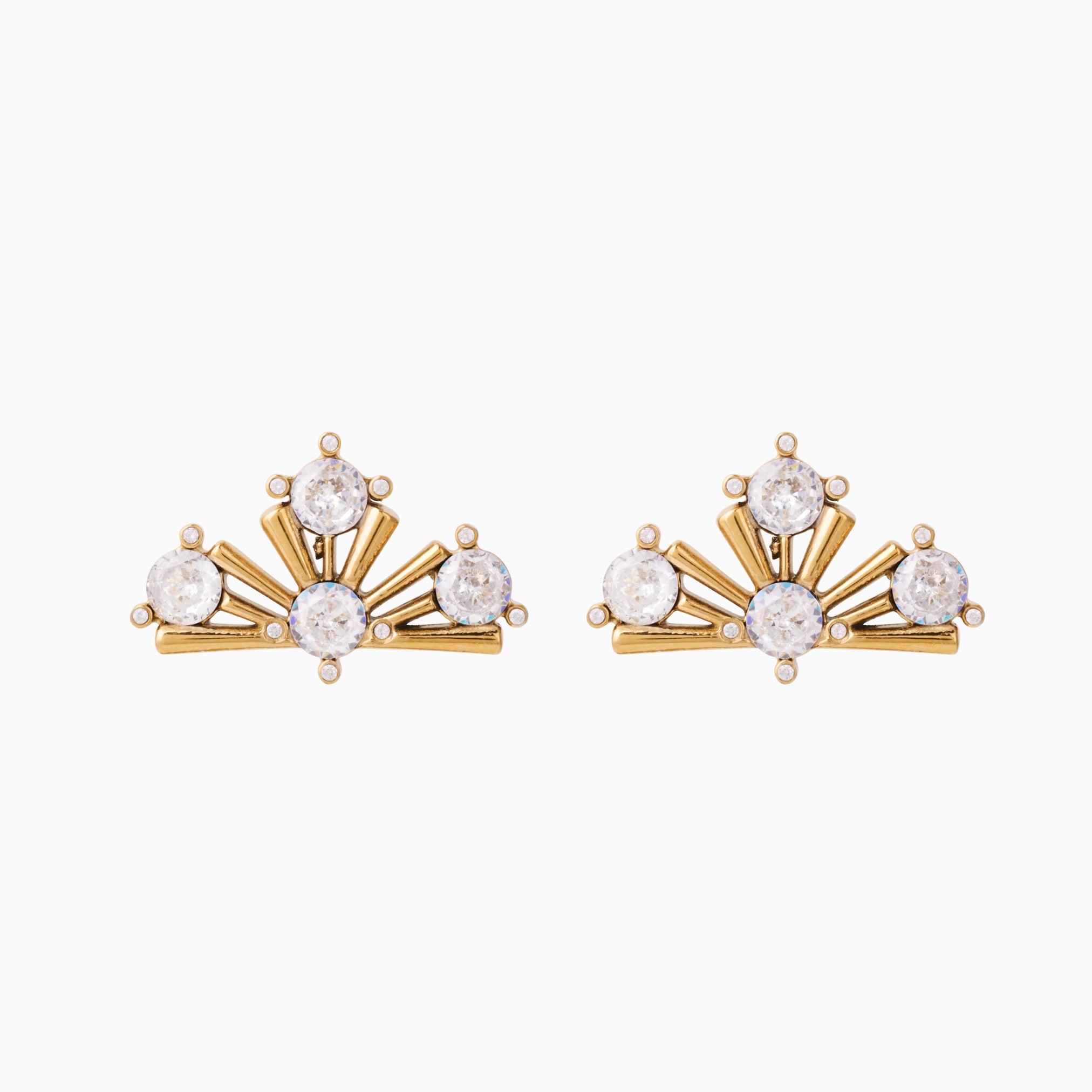 ADORE EARRINGS best gold plated tarnish and water resistant piece by Irish Jewellery brand - Lynott Jewellery