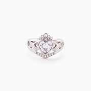 MO CROÍ CLADDAGH RING best gold plated tarnish and water resistant piece by Irish Jewellery brand - Lynott Jewellery