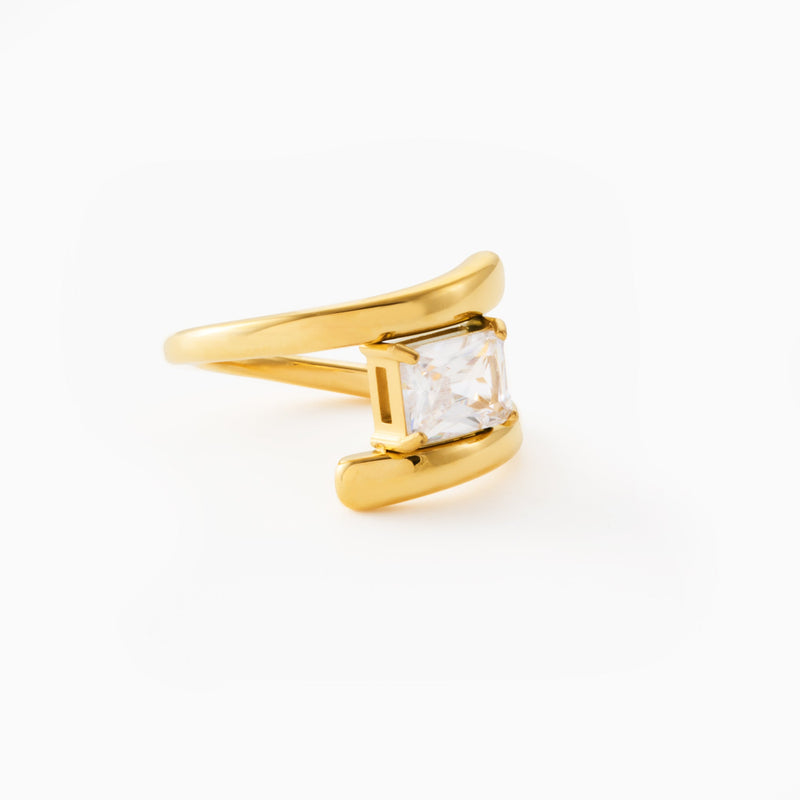 EVERMORE RING best gold plated tarnish and water resistant piece by Irish Jewellery brand - Lynott Jewellery