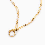 RACHEL GORRY - SHANNON NECKLACE (T - Bar Add on available!) best gold plated tarnish and water resistant piece by Irish Jewellery brand - Lynott Jewellery
