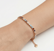 LARA MULTI TENNIS BRACELET best gold plated tarnish and water resistant piece by Irish Jewellery brand - Lynott Jewellery