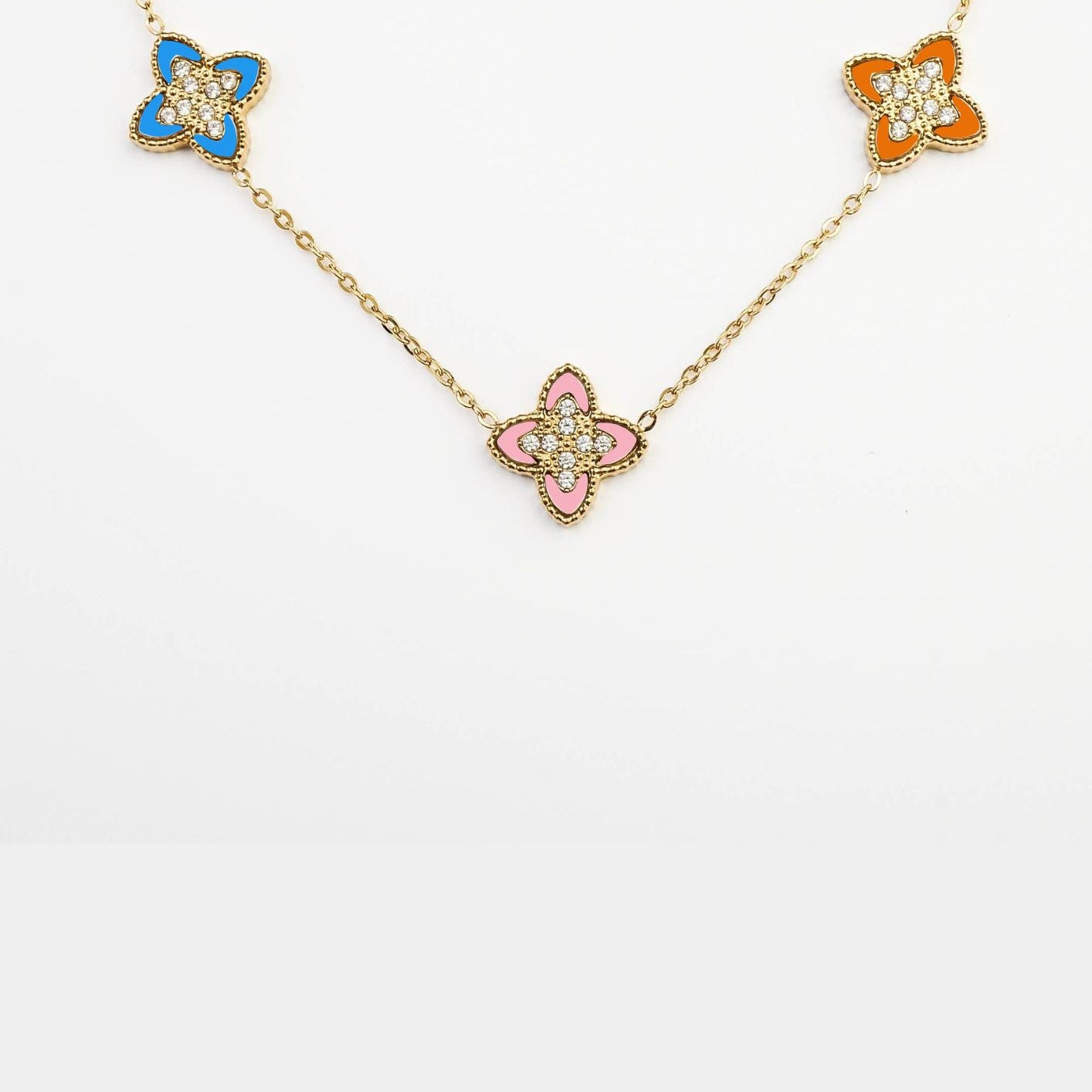 PASSIONATE MULTI NECKLACE best gold plated tarnish and water resistant piece by Irish Jewellery brand - Lynott Jewellery