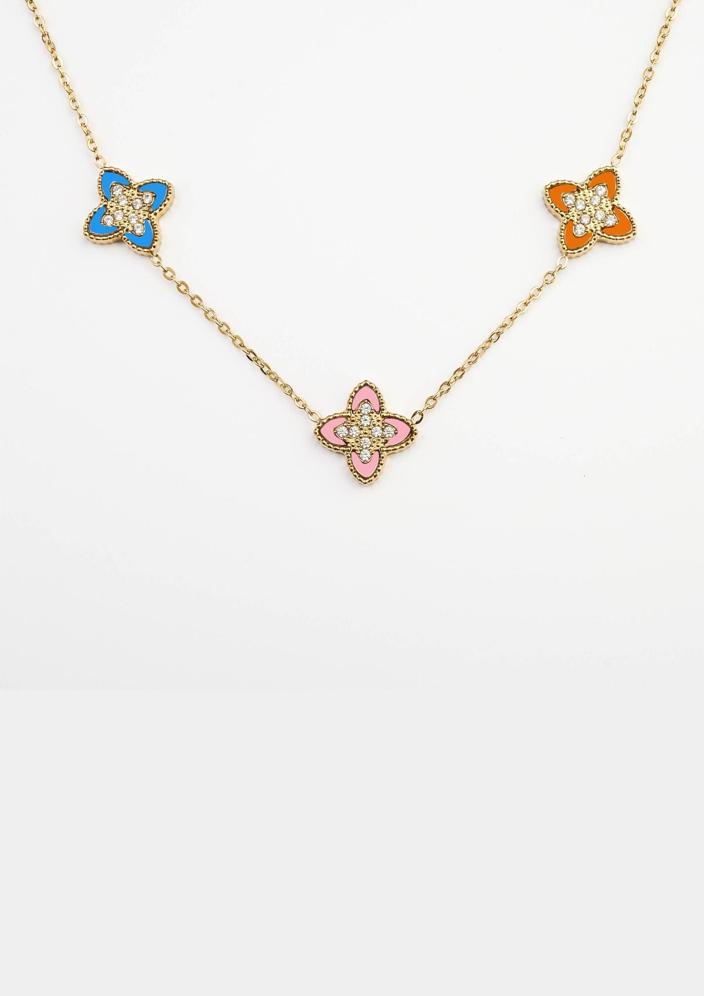 PASSIONATE MULTI NECKLACE best gold plated tarnish and water resistant piece by Irish Jewellery brand - Lynott Jewellery