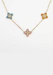 PASSIONATE MULTI NECKLACE best gold plated tarnish and water resistant piece by Irish Jewellery brand - Lynott Jewellery