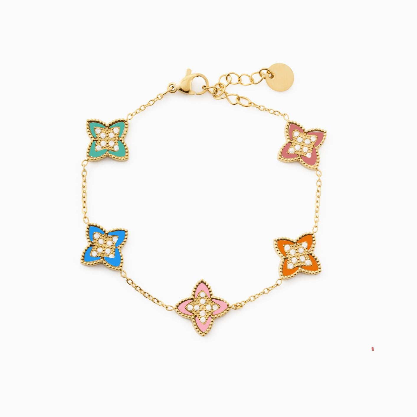 PASSIONATE MULTI BRACELET best gold plated tarnish and water resistant piece by Irish Jewellery brand - Lynott Jewellery