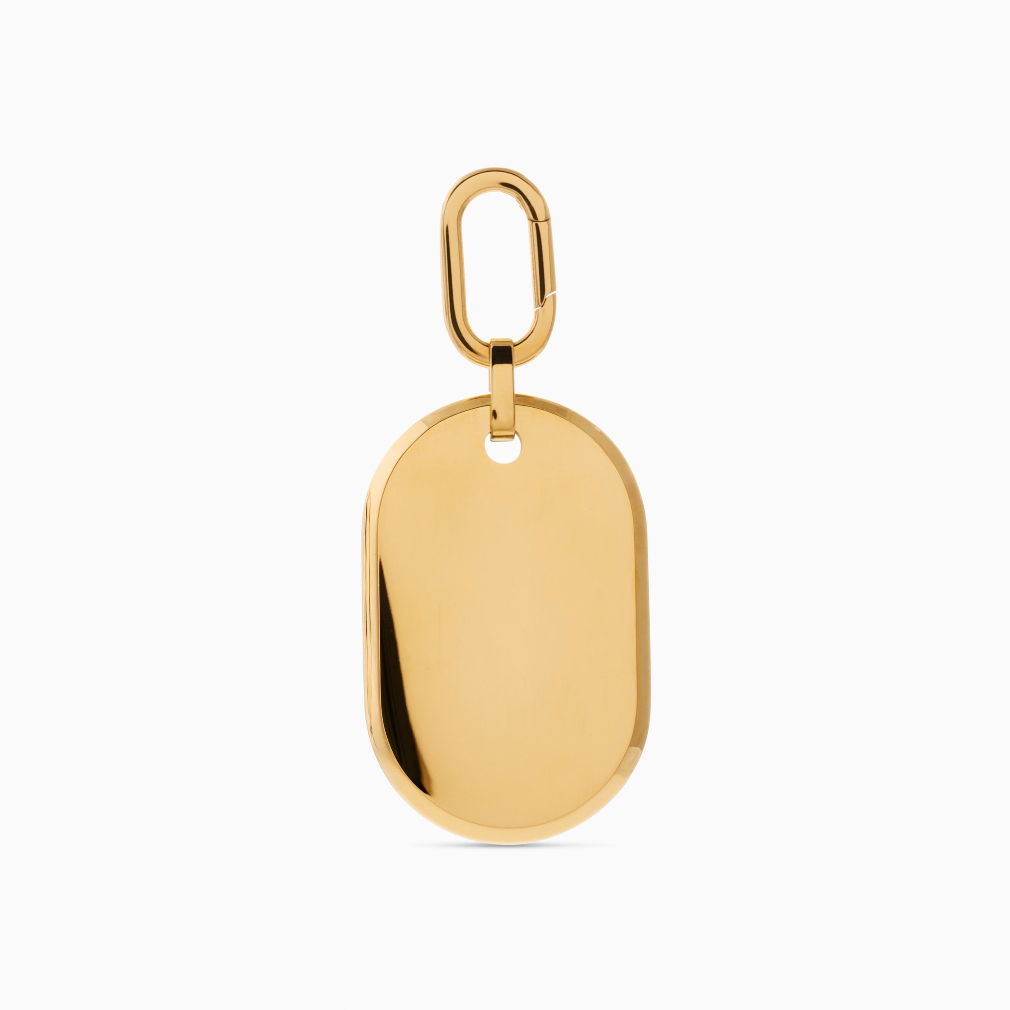 LYNOTT ENGRAVABLE KEY RING best gold plated tarnish and water resistant piece by Irish Jewellery brand - Lynott Jewellery