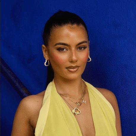 MEGAN FORTE CLARKE LOVER GIRL HEART HOOPS best gold plated tarnish and water resistant piece by Irish Jewellery brand - Lynott Jewellery