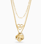 MEGAN FORTE CLARKE SPARKLE INITIAL (ADD ON) best gold plated tarnish and water resistant piece by Irish Jewellery brand - Lynott Jewellery