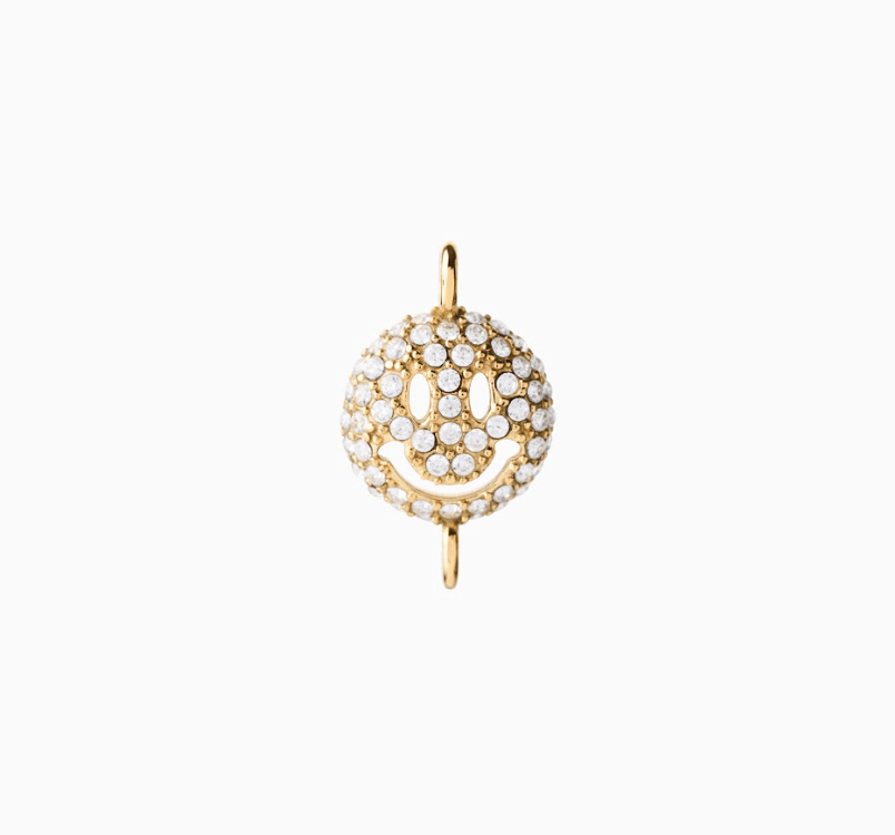 SMILEY SPARK WELDING CHARM best gold plated tarnish and water resistant piece by Irish Jewellery brand - Lynott Jewellery