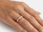 MEGAN FORTE CLARKE THIRSTY SPINNING RING best gold plated tarnish and water resistant piece by Irish Jewellery brand - Lynott Jewellery