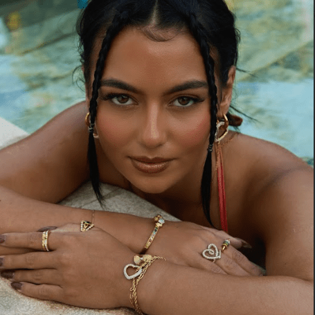 MEGAN FORTE CLARKE JUICY SPINNING RING best gold plated tarnish and water resistant piece by Irish Jewellery brand - Lynott Jewellery