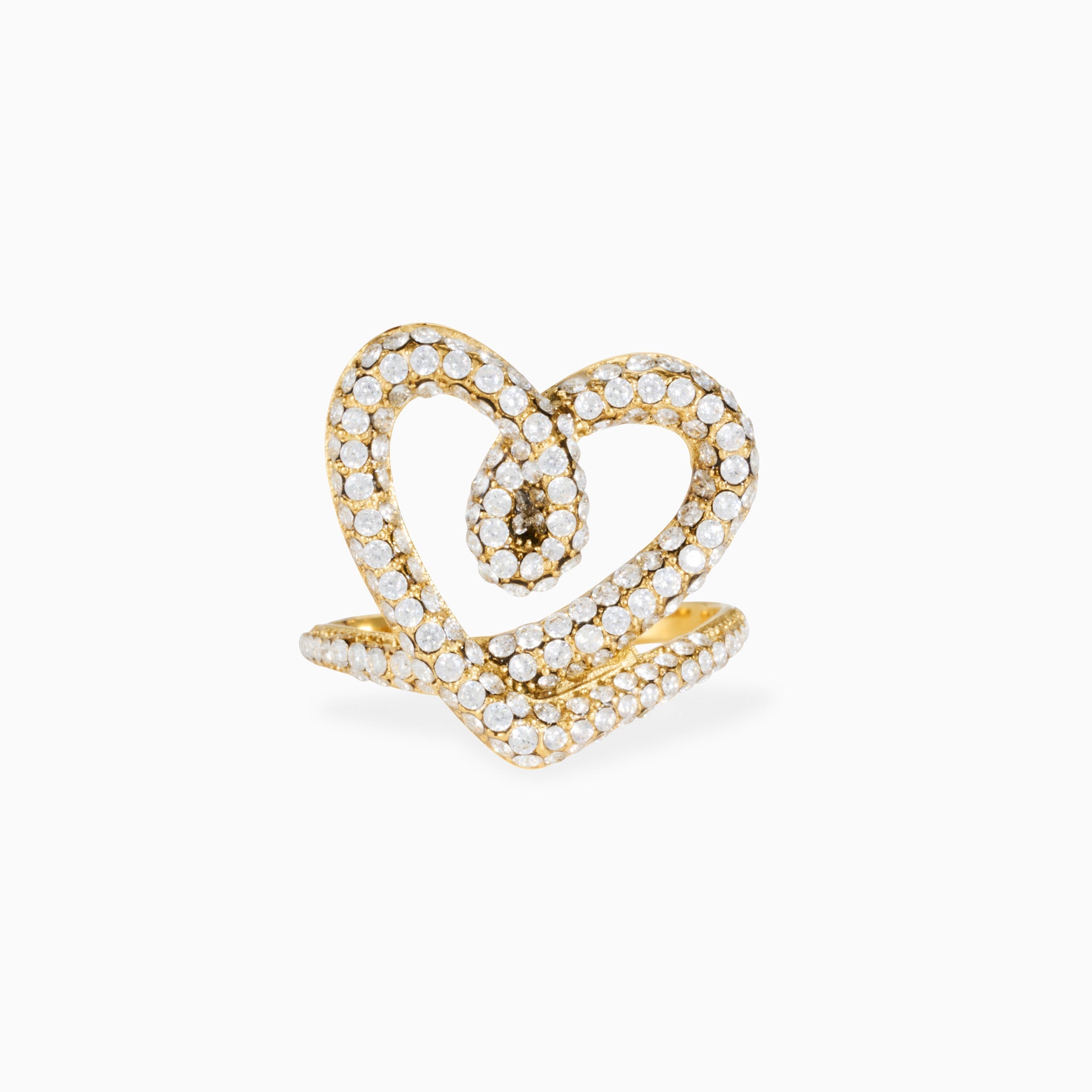 MEGAN FORTE CLARKE JUST A GIRL ADJUSTABLE RING best gold plated tarnish and water resistant piece by Irish Jewellery brand - Lynott Jewellery