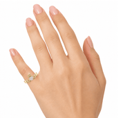 PINKY CLADDAGH RING best gold plated tarnish and water resistant piece by Irish Jewellery brand - Lynott Jewellery