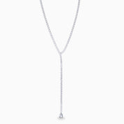 VIBES DROP DOWN TENNIS NECKLACE best gold plated tarnish and water resistant piece by Irish Jewellery brand - Lynott Jewellery