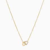 INFINITY HEART NECKLACE best gold plated tarnish and water resistant piece by Irish Jewellery brand - Lynott Jewellery