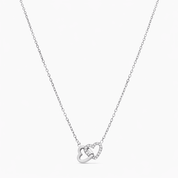 INFINITY HEART NECKLACE best gold plated tarnish and water resistant piece by Irish Jewellery brand - Lynott Jewellery