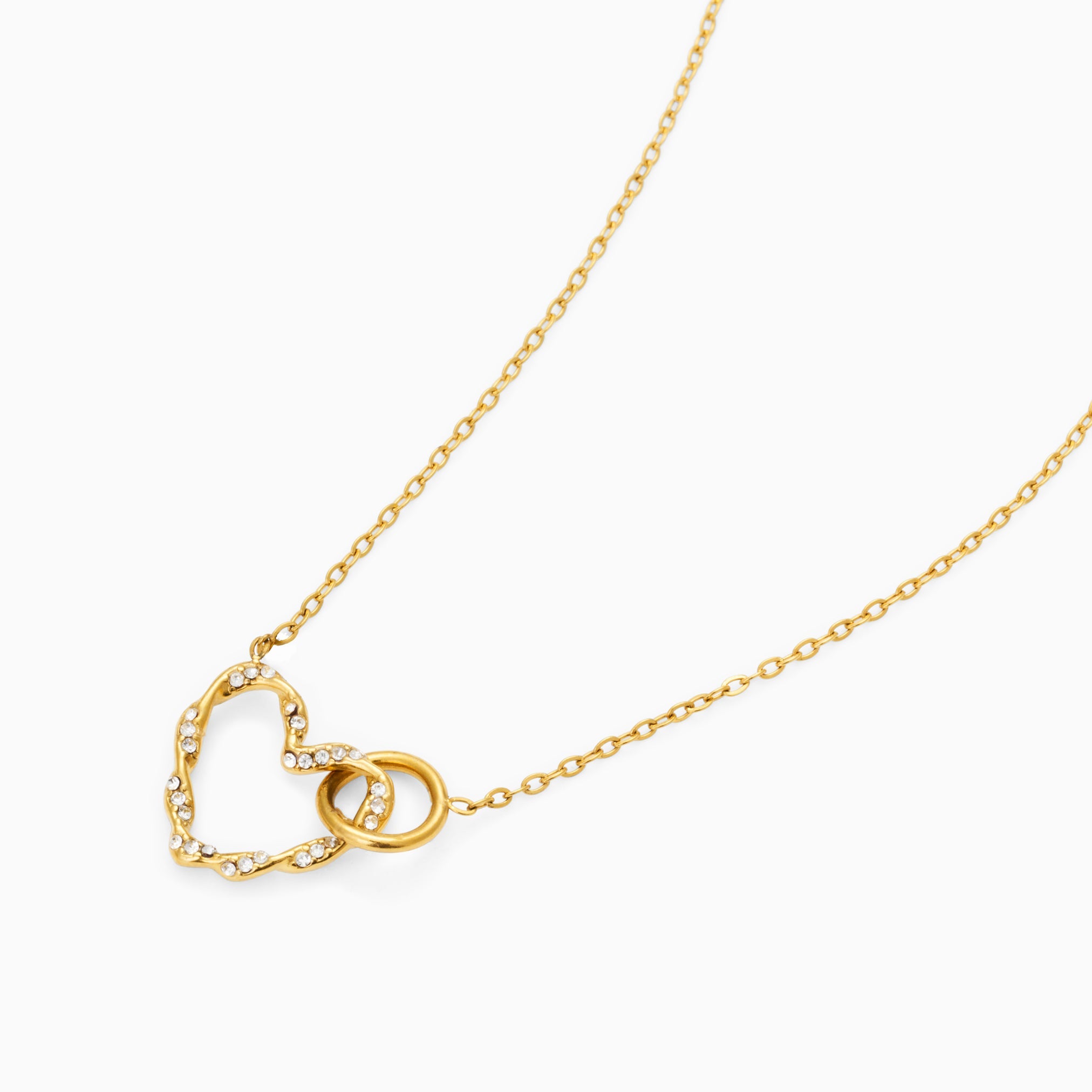 BIG SIS & LITTLE SIS LOVE NECKLACE best gold plated tarnish and water resistant piece by Irish Jewellery brand - Lynott Jewellery