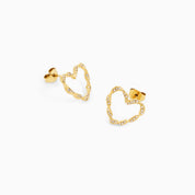 BIG SIS & LITTLE SIS LOVE STUD EARRING best gold plated tarnish and water resistant piece by Irish Jewellery brand - Lynott Jewellery