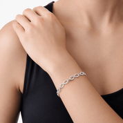 FOREVER INFINITY BRACELET best gold plated tarnish and water resistant piece by Irish Jewellery brand - Lynott Jewellery