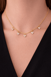 SOFT HEART NECKLACE best gold plated tarnish and water resistant piece by Irish Jewellery brand - Lynott Jewellery