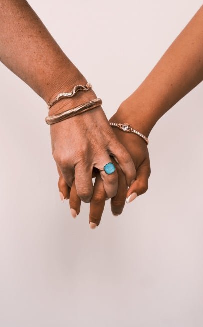 GLIMMER WAVE STRIKE BANGLE best gold plated tarnish and water resistant piece by Irish Jewellery brand - Lynott Jewellery