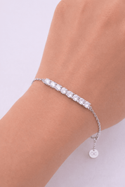 HALF N HALF DAINTY BRACELET best gold plated tarnish and water resistant piece by Irish Jewellery brand - Lynott Jewellery