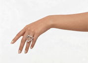 HEART CHUNKY ADJUSTABLE RING best gold plated tarnish and water resistant piece by Irish Jewellery brand - Lynott Jewellery