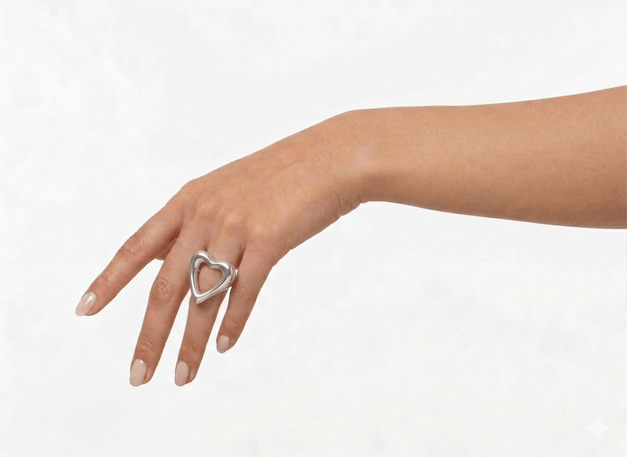 HEART CHUNKY ADJUSTABLE RING best gold plated tarnish and water resistant piece by Irish Jewellery brand - Lynott Jewellery