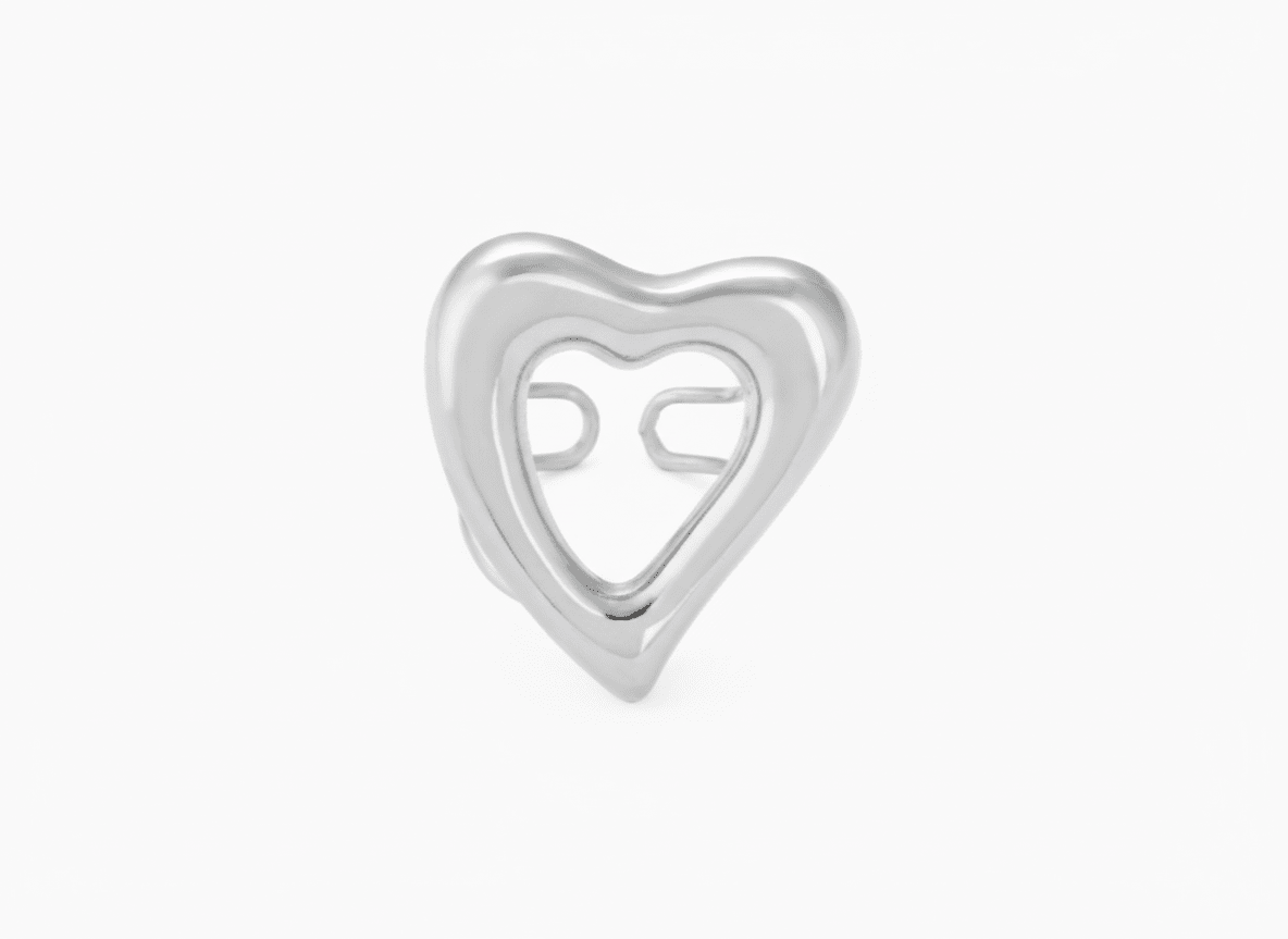 HEART CHUNKY ADJUSTABLE RING best gold plated tarnish and water resistant piece by Irish Jewellery brand - Lynott Jewellery