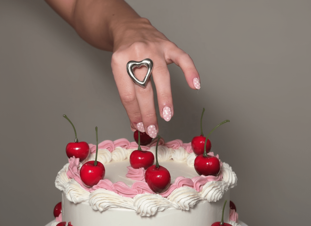 HEART CHUNKY ADJUSTABLE RING best gold plated tarnish and water resistant piece by Irish Jewellery brand - Lynott Jewellery