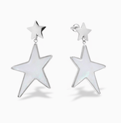 STARSTRUCK ENAMEL DROP DOWN EARRING best gold plated tarnish and water resistant piece by Irish Jewellery brand - Lynott Jewellery