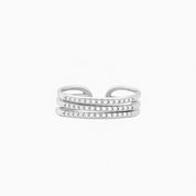 3 LAYER STACKER ADJUSTABLE RING best gold plated tarnish and water resistant piece by Irish Jewellery brand - Lynott Jewellery