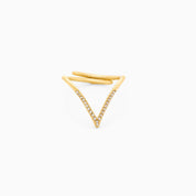 HER THROWN ADJUSTABLE RING best gold plated tarnish and water resistant piece by Irish Jewellery brand - Lynott Jewellery