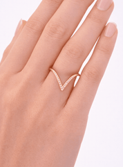 HER THROWN ADJUSTABLE RING best gold plated tarnish and water resistant piece by Irish Jewellery brand - Lynott Jewellery