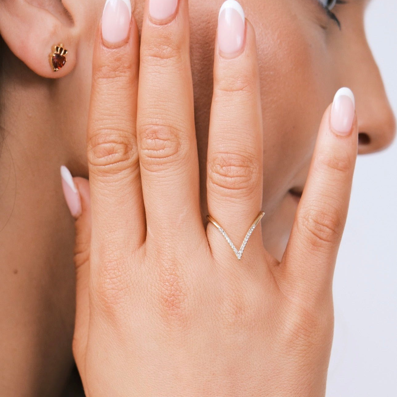 HER THROWN ADJUSTABLE RING best gold plated tarnish and water resistant piece by Irish Jewellery brand - Lynott Jewellery