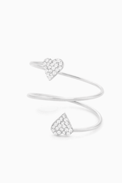 LOVE SPIRAL ADJUSTABLE RING best gold plated tarnish and water resistant piece by Irish Jewellery brand - Lynott Jewellery