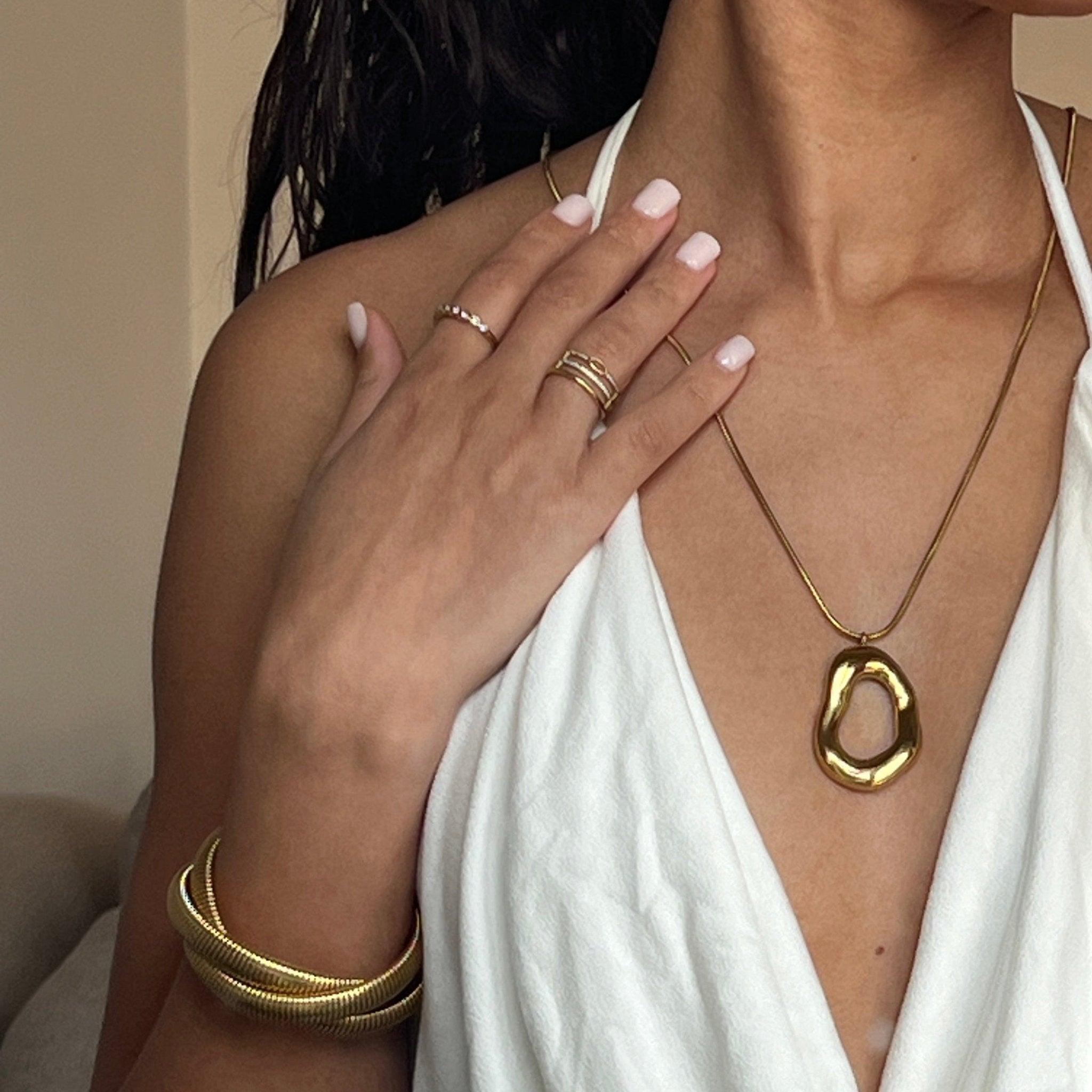 YOUR MAJESTY ADJUSTABLE RING best gold plated tarnish and water resistant piece by Irish Jewellery brand - Lynott Jewellery