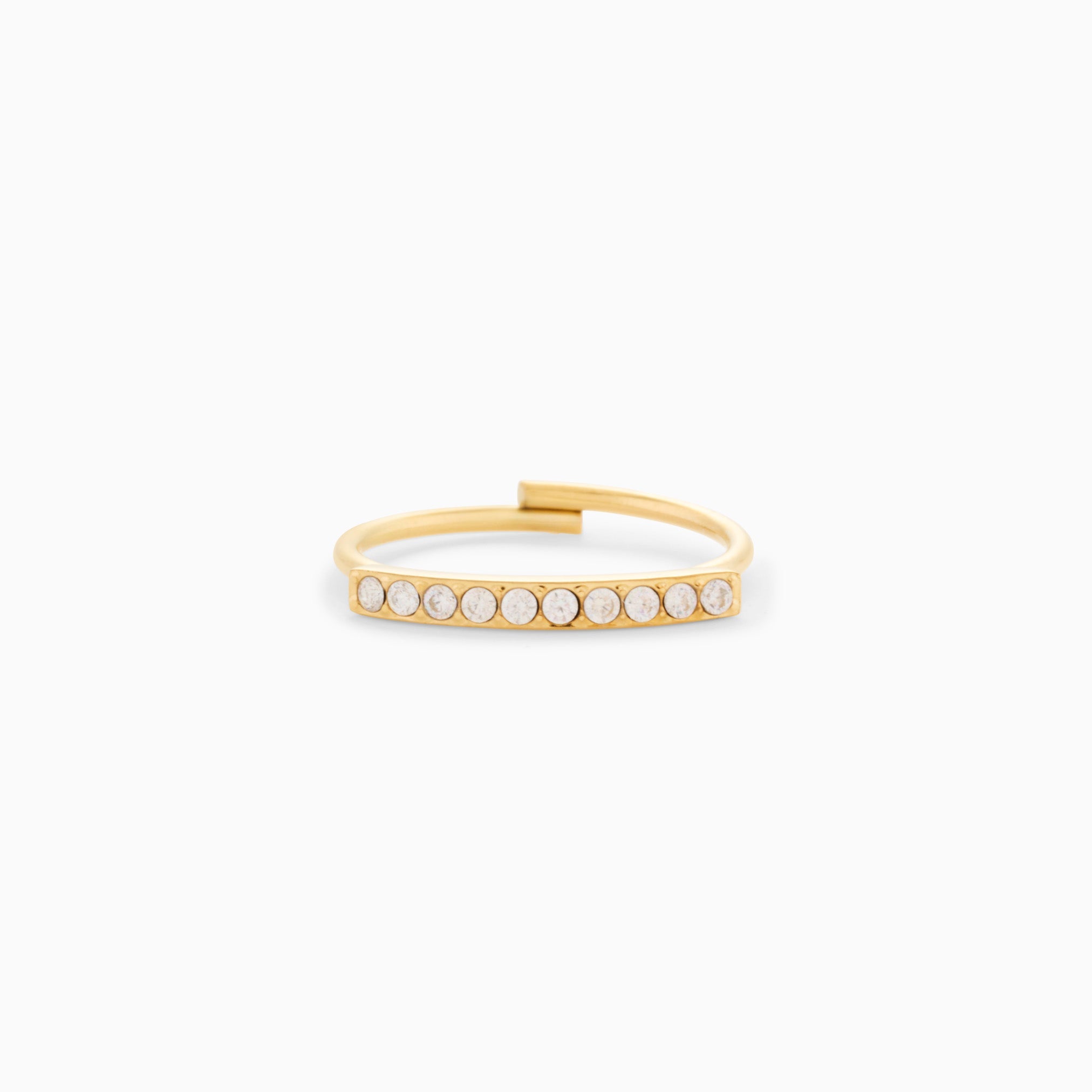 YOUR MAJESTY ADJUSTABLE RING best gold plated tarnish and water resistant piece by Irish Jewellery brand - Lynott Jewellery
