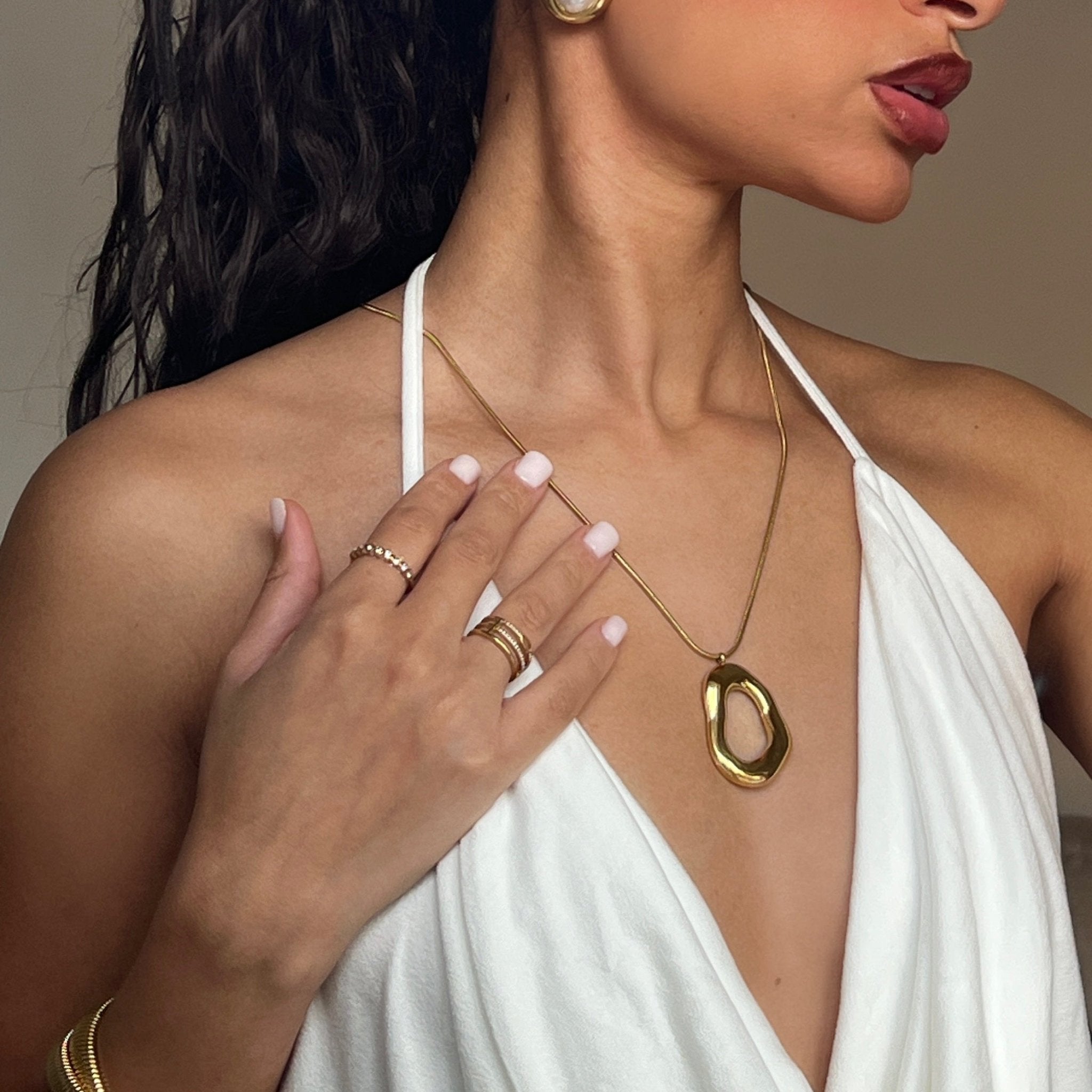 YOUR MAJESTY ADJUSTABLE RING best gold plated tarnish and water resistant piece by Irish Jewellery brand - Lynott Jewellery
