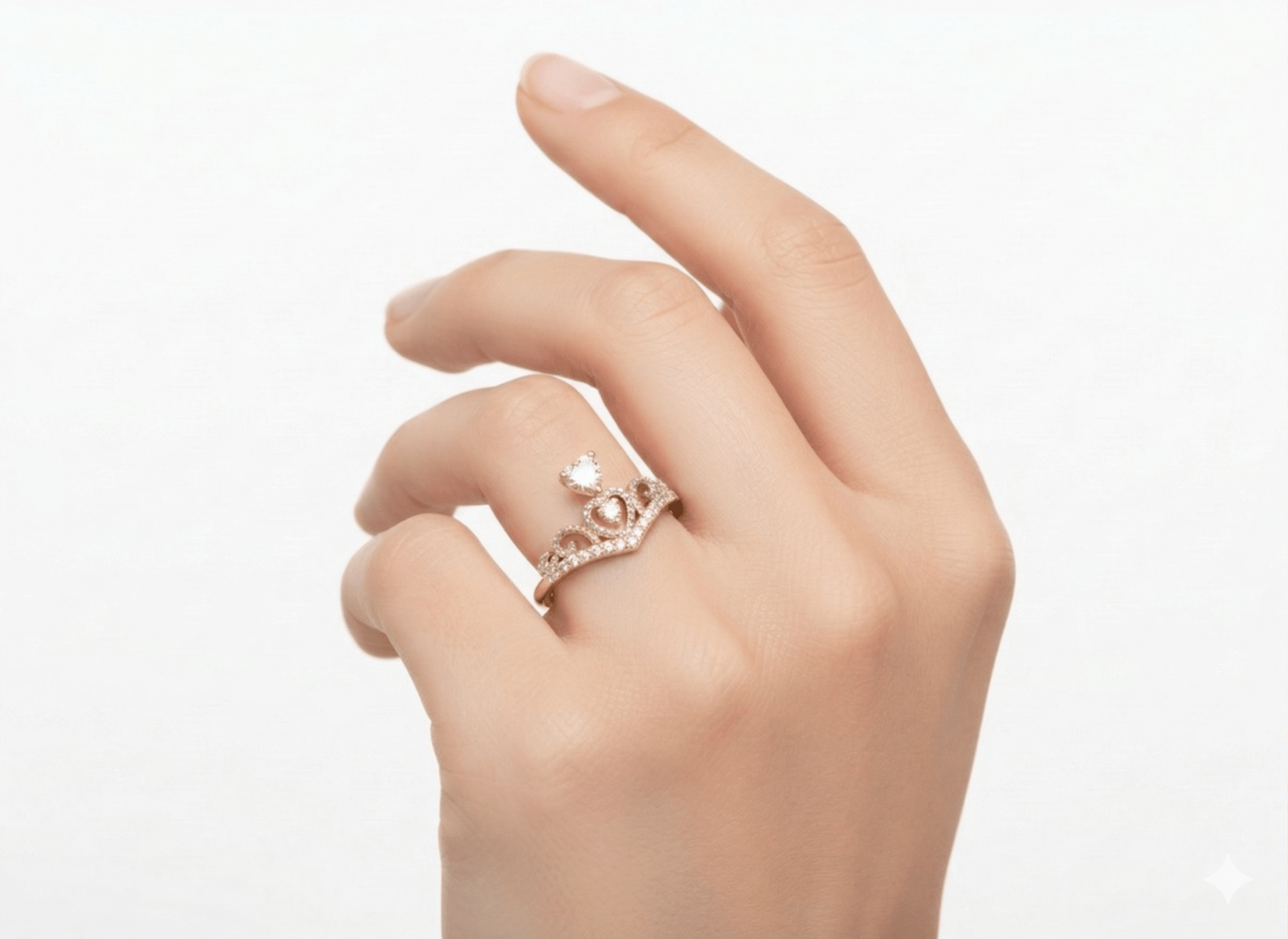 BLISS CROWN ADJUSTABLE RING best gold plated tarnish and water resistant piece by Irish Jewellery brand - Lynott Jewellery