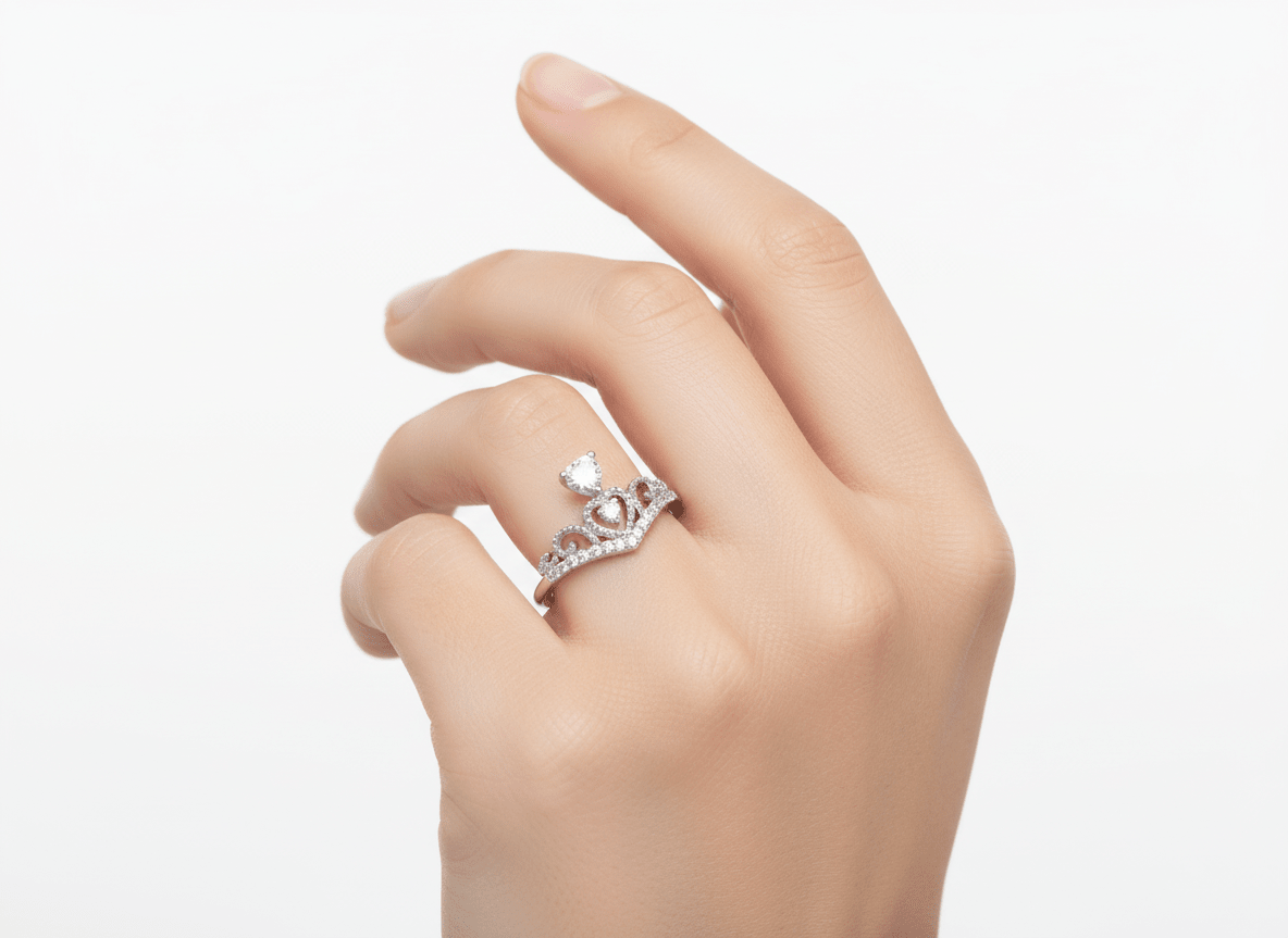 BLISS CROWN ADJUSTABLE RING best gold plated tarnish and water resistant piece by Irish Jewellery brand - Lynott Jewellery
