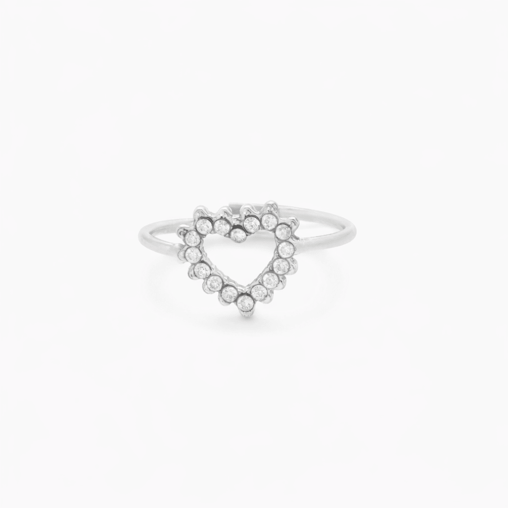 MINI HEART PINKY RING best gold plated tarnish and water resistant piece by Irish Jewellery brand - Lynott Jewellery
