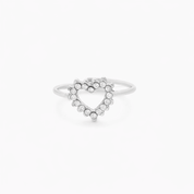 MINI HEART PINKY RING best gold plated tarnish and water resistant piece by Irish Jewellery brand - Lynott Jewellery