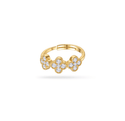 TOTAL GLAM RING best gold plated tarnish and water resistant piece by Irish Jewellery brand - Lynott Jewellery