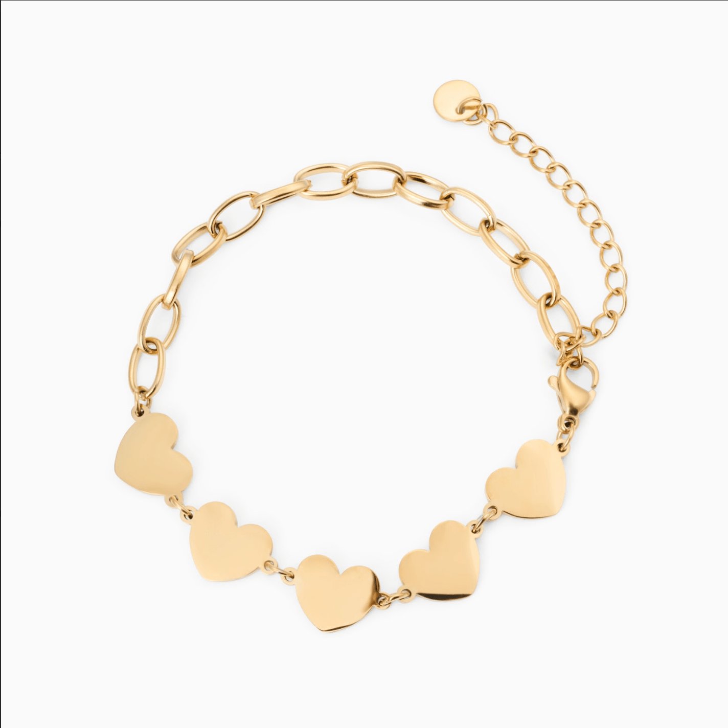 RACHEL GORRY TRUE HEART ENGRAVABLE BRACELET best gold plated tarnish and water resistant piece by Irish Jewellery brand - Lynott Jewellery