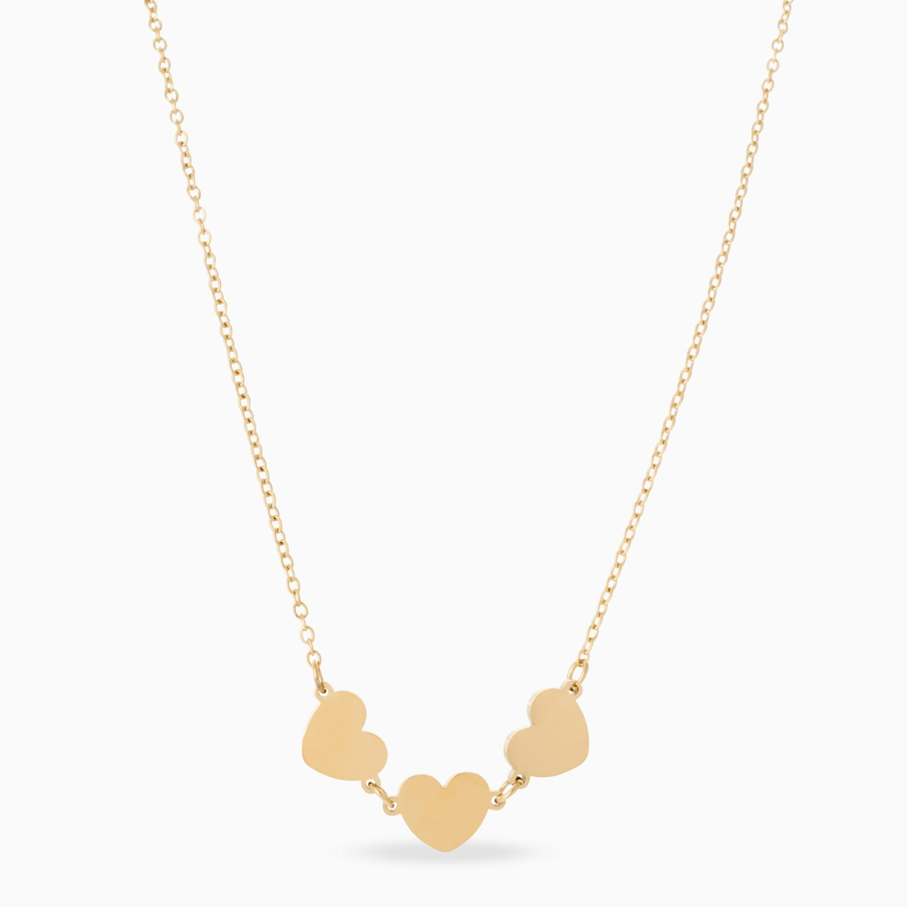 RACHEL GORRY TRUE HEART ENGRAVABLE NECKLACE best gold plated tarnish and water resistant piece by Irish Jewellery brand - Lynott Jewellery
