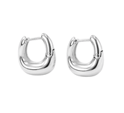 LAGOON CHUNKY HOOPS best gold plated tarnish and water resistant piece by Irish Jewellery brand - Lynott Jewellery