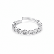 DOTTIE SPARKLE RING best gold plated tarnish and water resistant piece by Irish Jewellery brand - Lynott Jewellery
