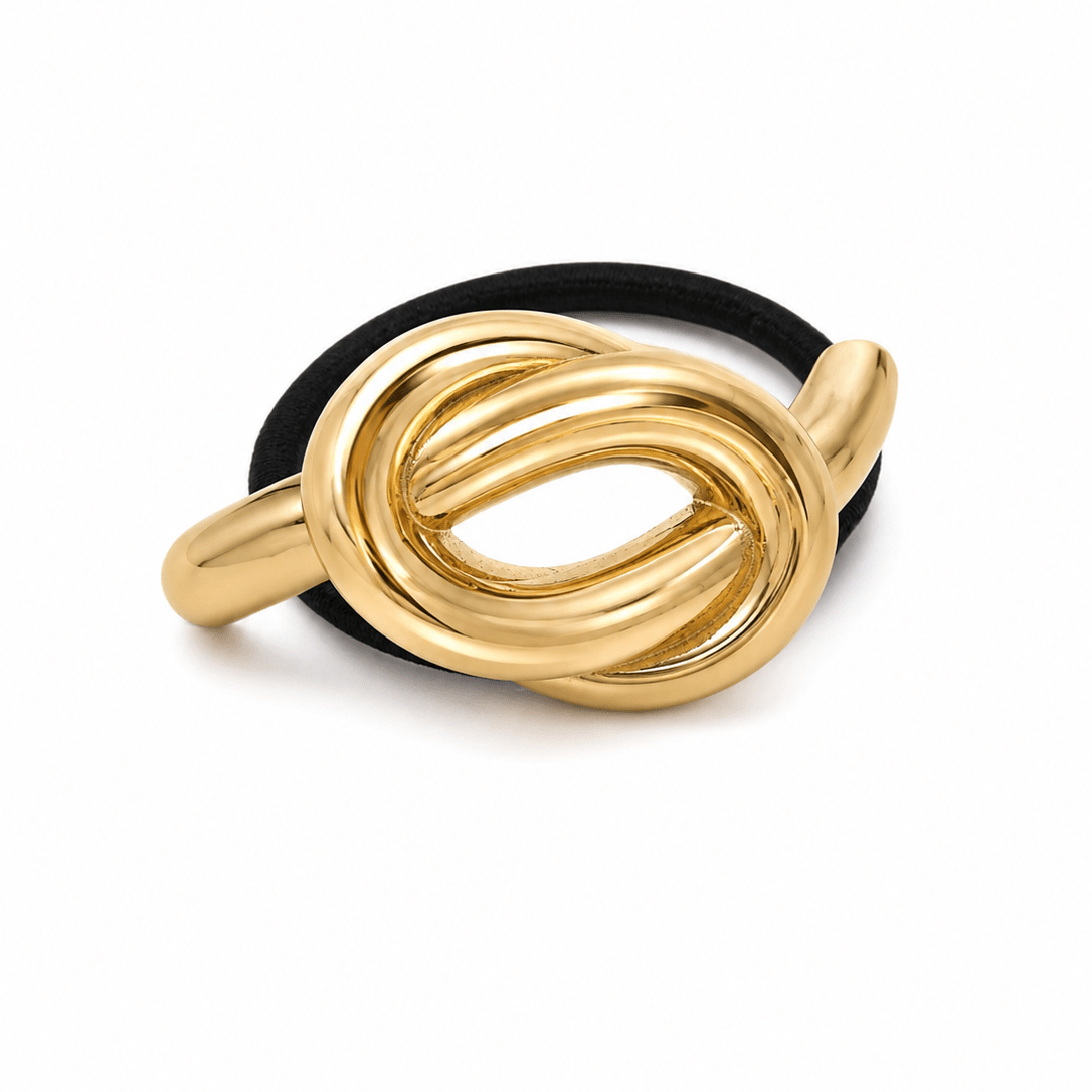 ATHENA HAIR TIE best gold plated tarnish and water resistant piece by Irish Jewellery brand - Lynott Jewellery
